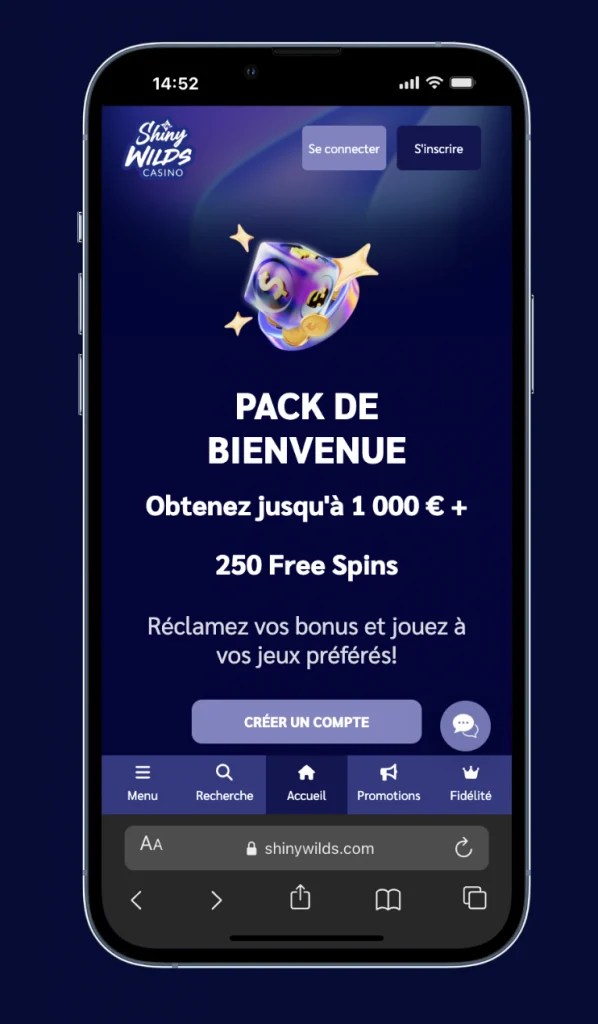 Shiny Wilds applicaiton